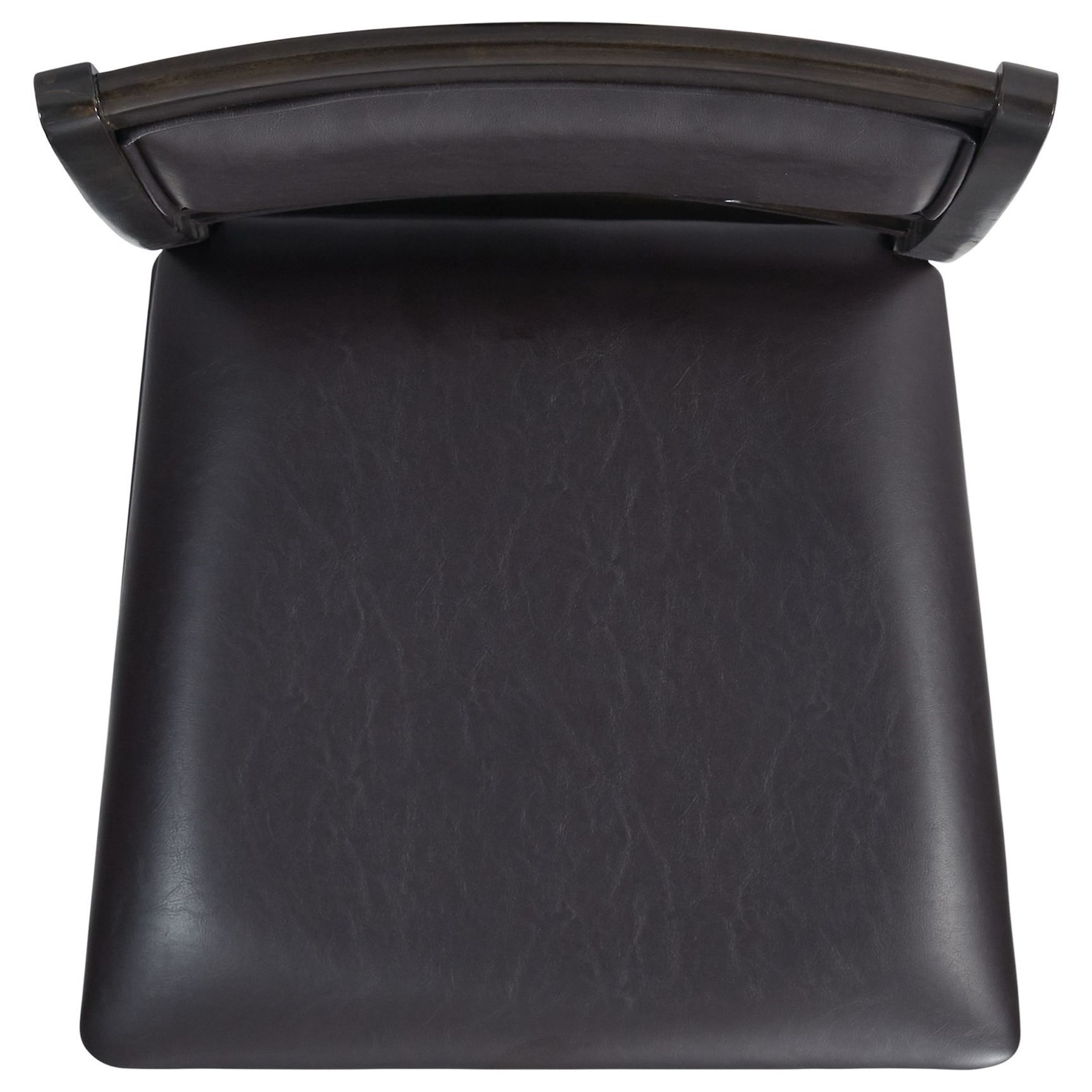 Elements International Amherst Standard Height Faux Leather Side Chair