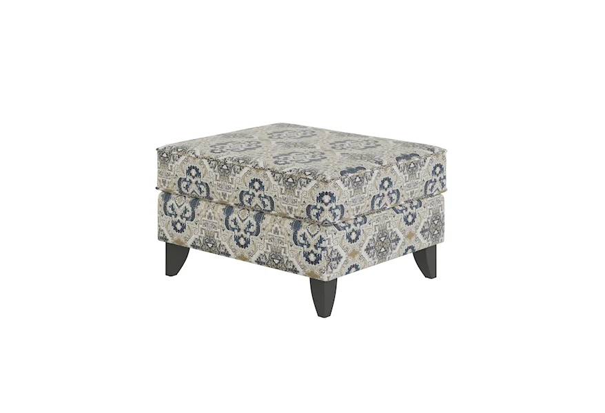 1170 PLUMLEY BISQUE Accent Ottoman by Fusion Furniture at Howell Furniture