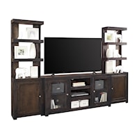 Contemporary Entertainment Center with Wire Management