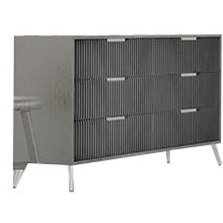 Contemporary Kailani Dresser with 6 Drawers