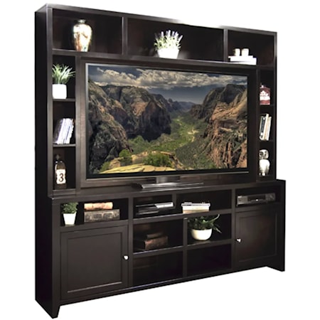 Contemporary 2-Door Loft Entertainment Center