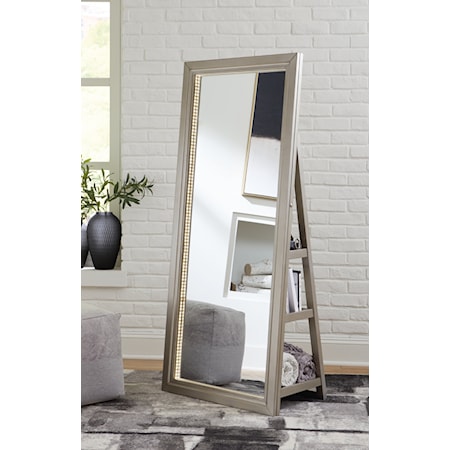 Floor Standing Mirror With Storage