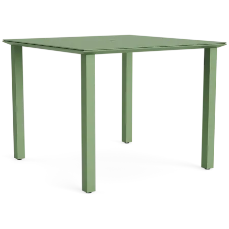 37" Sq. Parsons Dining Table w/Umbrella Hole