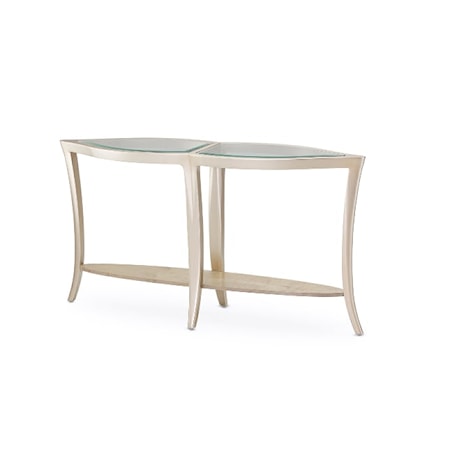 Malibu Crest Console Table - Chardonnay