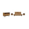 Armen Living Aldo 4-Piece Queen Bedroom Set