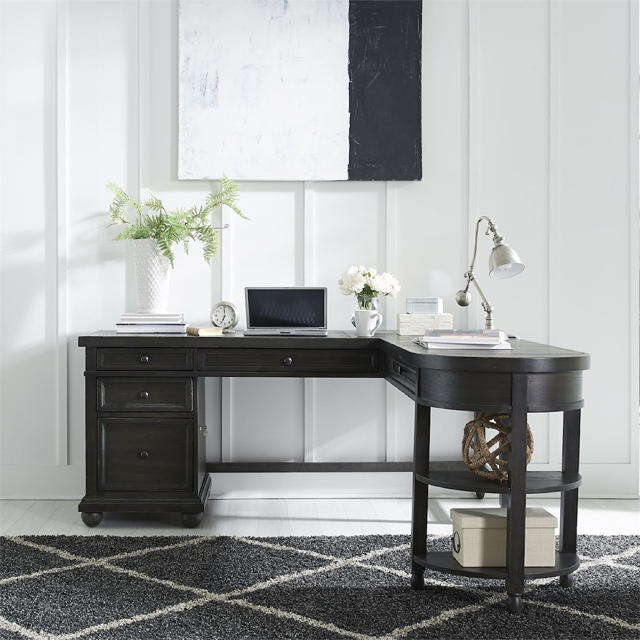 Liberty Furniture Harvest Home L-Shaped Desk