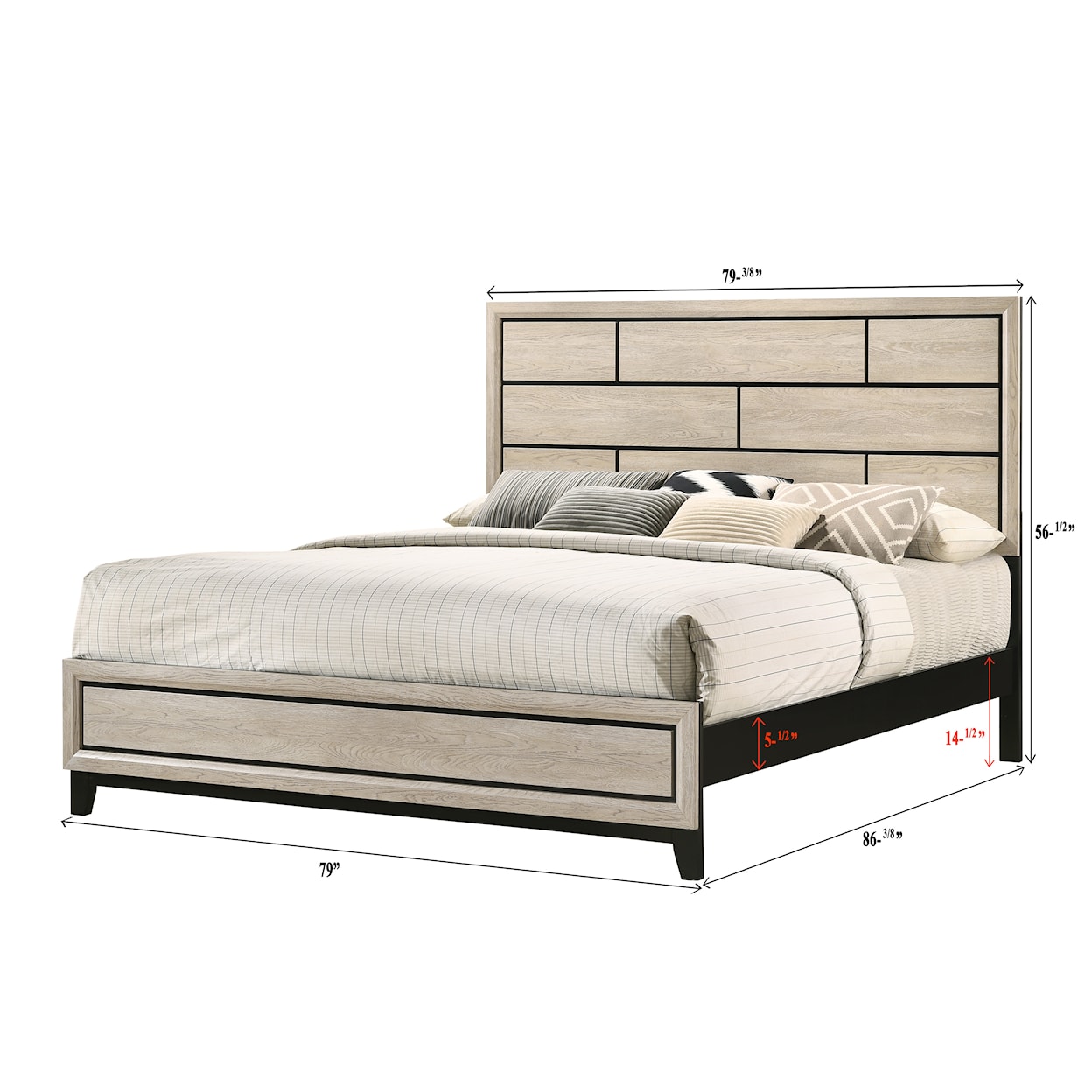 Crown Mark Akerson California King Bed