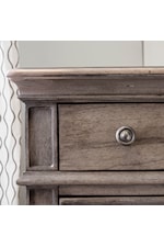 Prime Highland Park Farmhouse 5-Drawer Bedroom Chest with Pewter Knobs