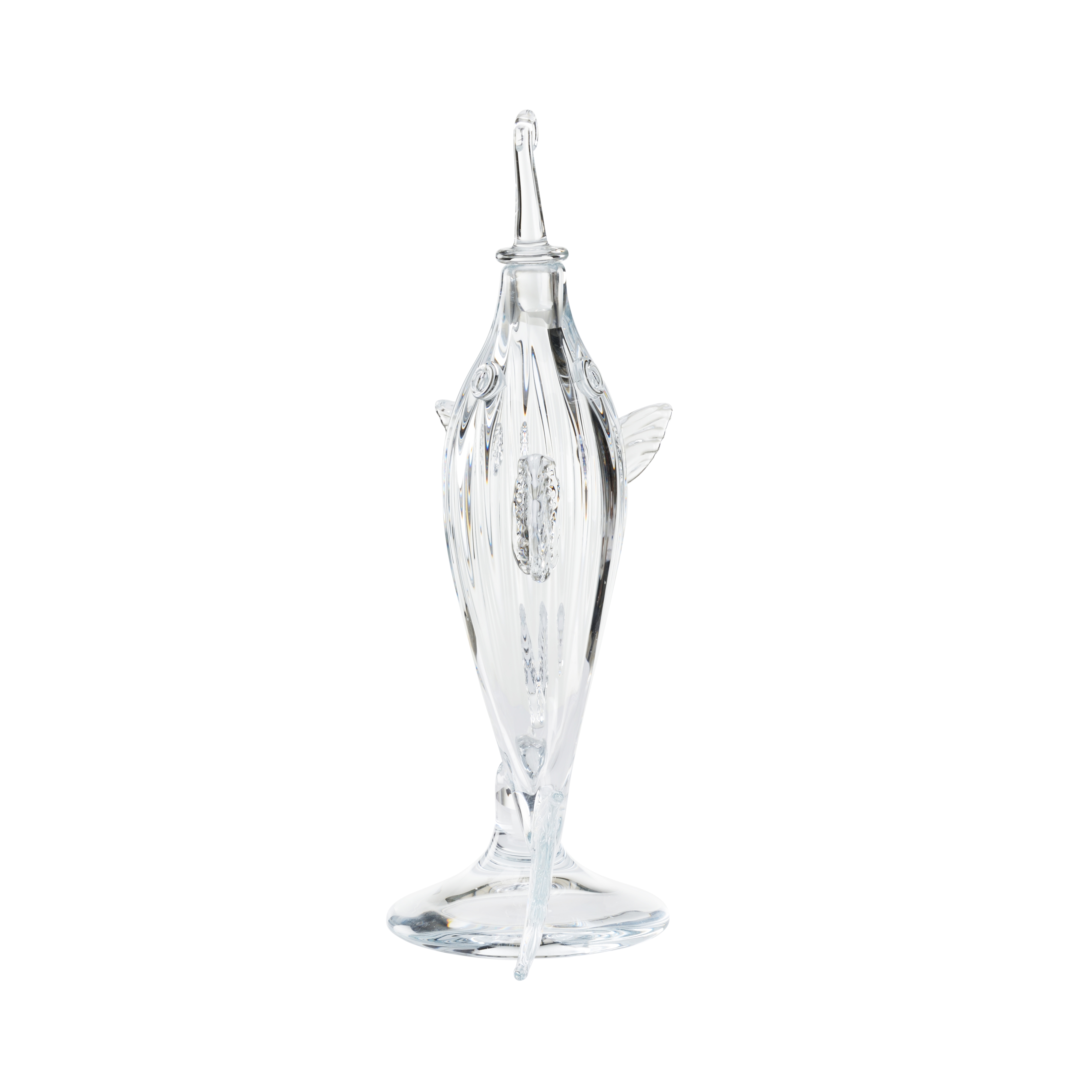 Chelsea House Jamie Merida Hand Blown Fish Decanter