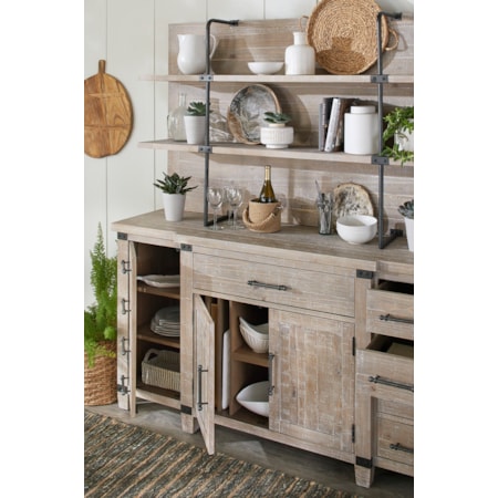 Sideboard and Hutch
