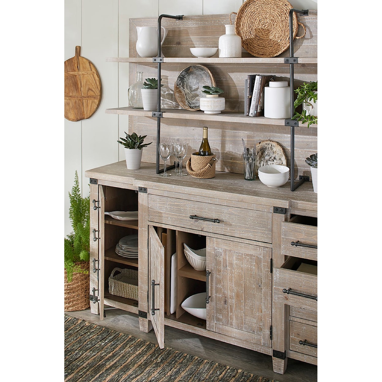 Aspenhome Foundry Sideboard and Hutch