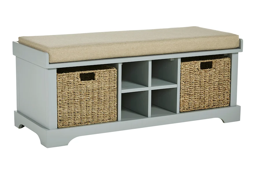 Dowdy Storage Bench by Signature Design by Ashley at Crowley Furniture & Mattress