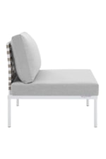 Modway Harmony 4-Piece  Sunbrella® Outdoor Patio Aluminum Seating Set