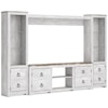 Signature Design by Ashley Willowton Entertainment Center with Pier Shelves
