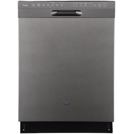 Profile 24" Built-In Front Control Dishwasher with Stainless Steel Tall Tub Slate - PBF665SMPES