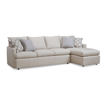 2-pc. Track-Arm Chaise Sectional