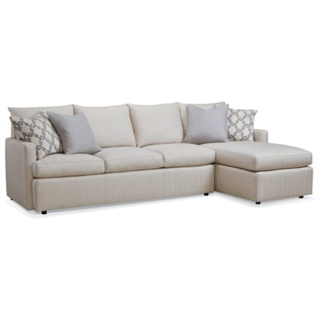2-pc. Track-Arm Chaise Sectional