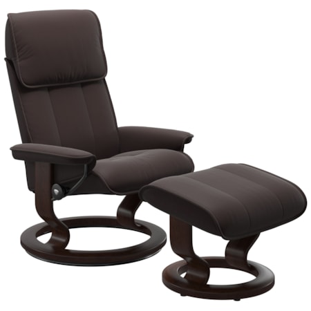 Medium Reclining Chair and Ottoman