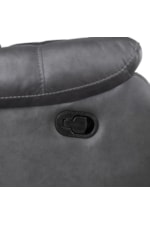 New Classic Morello Casual Manual Glider Recliner with Pillow Arms