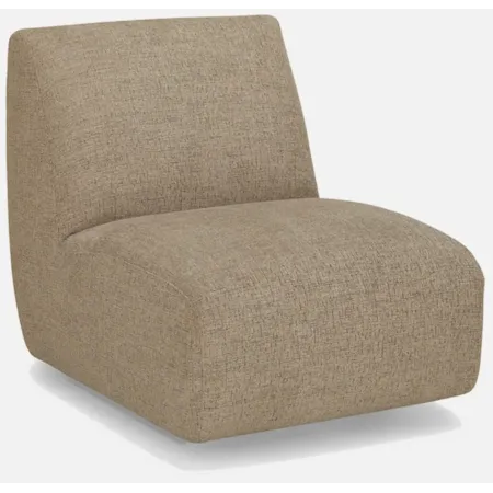 Armless Swivel Chair