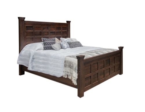 Rustic Queen Panel Bed