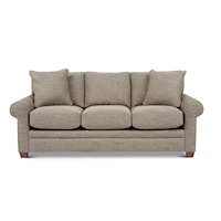 Transitional Sleep Sofa with Queen Mattress