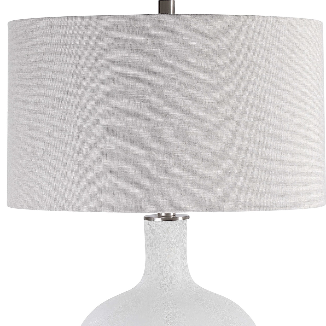Uttermost Table Lamps Whiteout Mottled Glass Table Lamp
