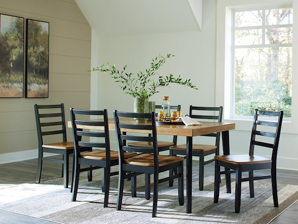 7 PIECE DINING SET