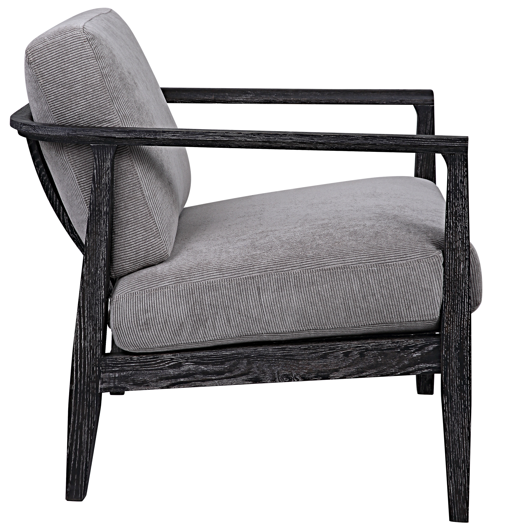 Uttermost Brunei Accent Chair with Upholstered Cushion