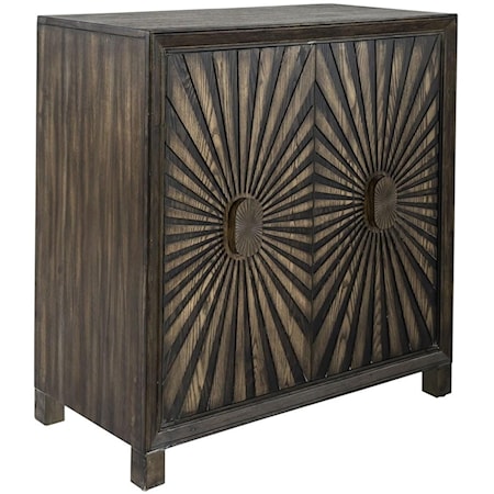 2-Door Wine Accent Cabinet