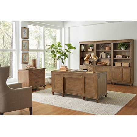 Archbold Furniture Modular Home Office Home Office Group Customizable  Modular Home Office Group, Belfort Furniture