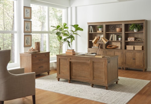 Transitional 3-Piece Office Set