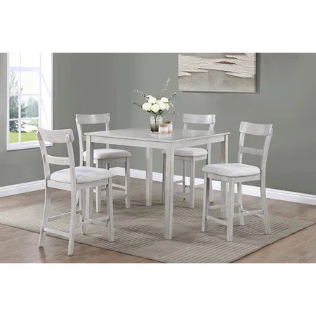 5-Piece Counter Height Dining Set