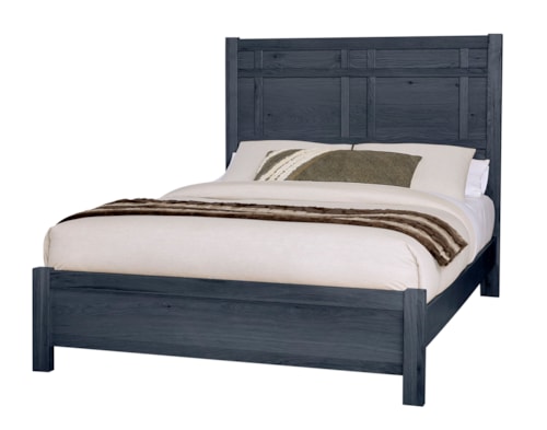 Farmhouse Queen Architectural Bed with American Craftsmanship