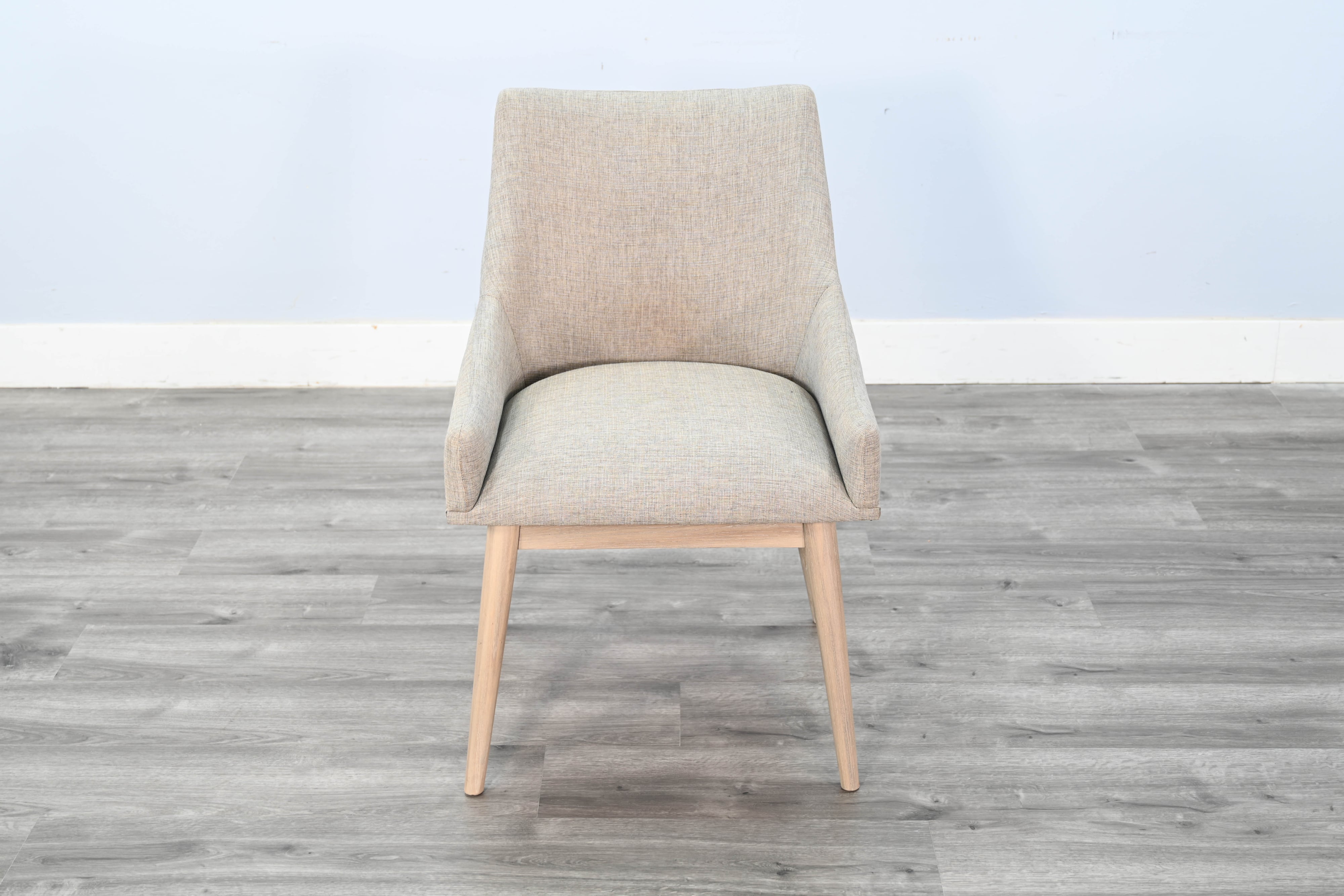 Olivia Lowback Cushioned Grey Dining Chair