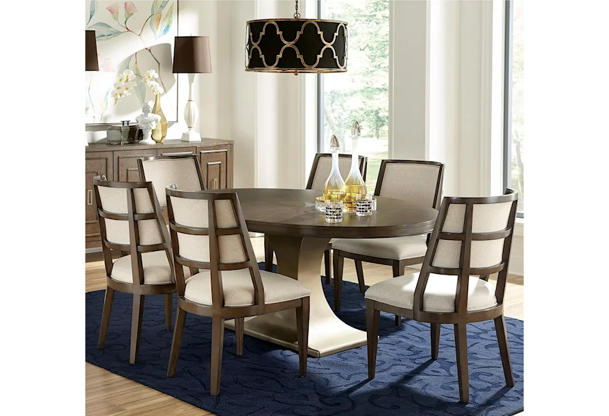 Monterey 7-Piece Table and Chair Set by Riverside Furniture at Sheely's Furniture & Appliance