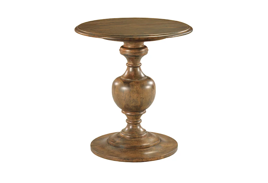 Ansley Barden Round End Table by Kincaid Furniture at Stoney Creek Furniture 
