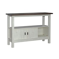 Farmhouse 2-Door Sideboard with Open Storage