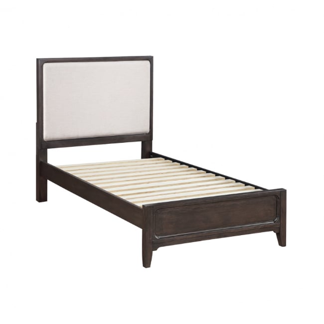 Upholstered Panel Twin Bed