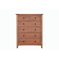 Transitional 5-Drawer Chest with Cedar-Lined Drawers