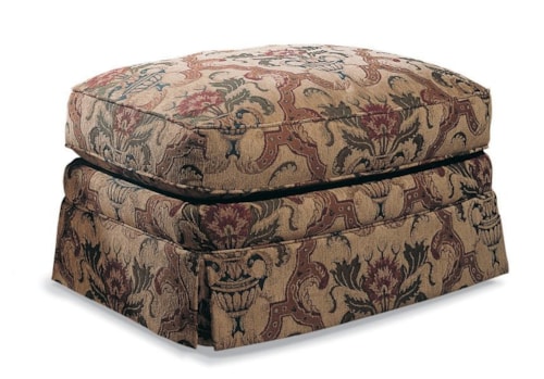 Traditional Ottoman with Roller Casters