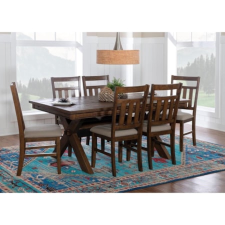 7 Piece Table &amp; Chair Set