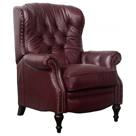 Kendall Leather High Leg Recliner