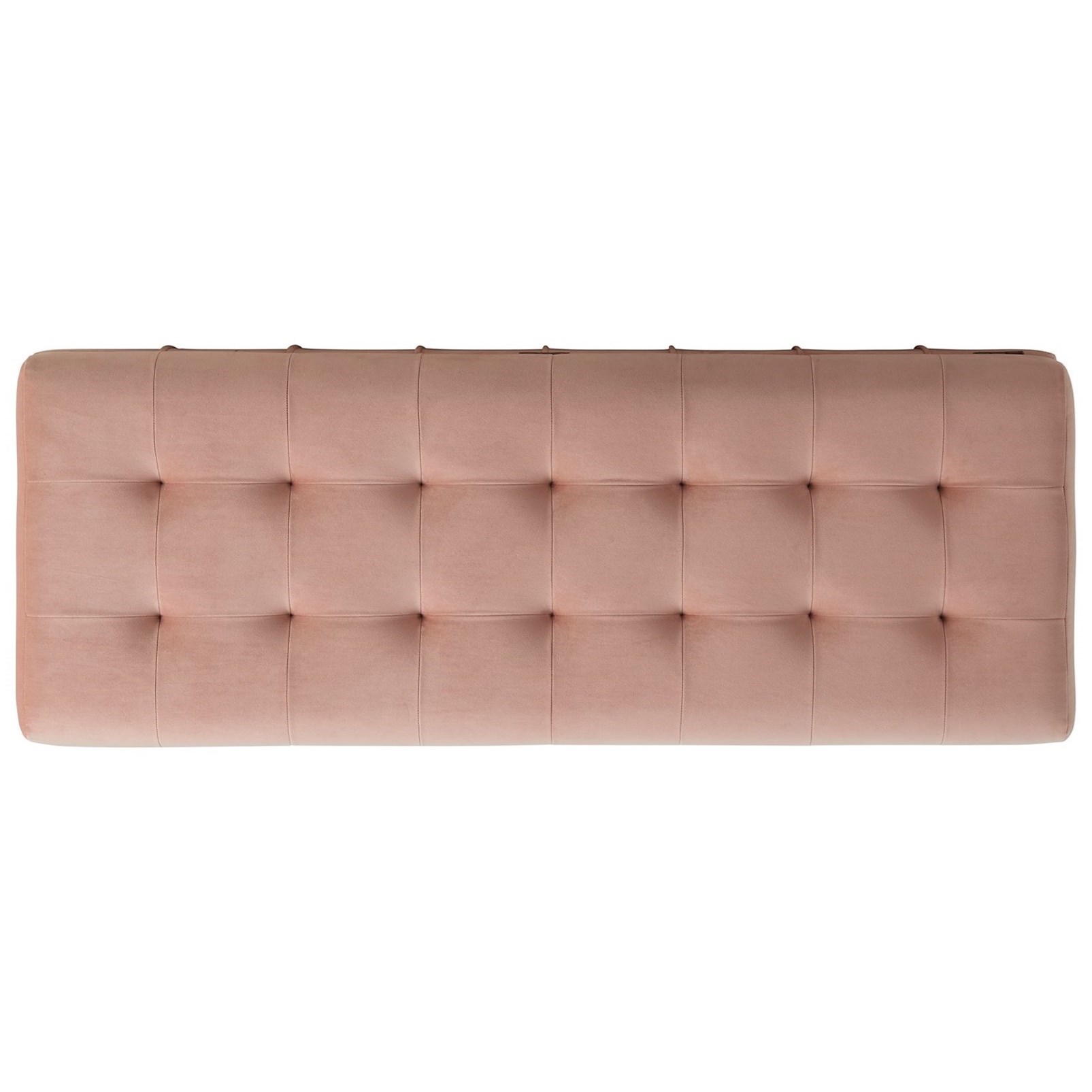 Elements International Crosby- Tufted Storage Ottoman