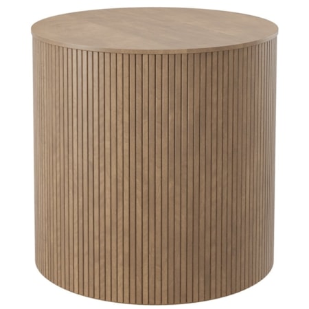 22" Rd. Fluted End Table