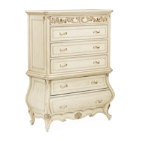 Traditional 6-Drawer Chest with Cedar and Velvet Lined Drawers