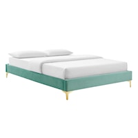 Twin Performance Velvet Bed Frame