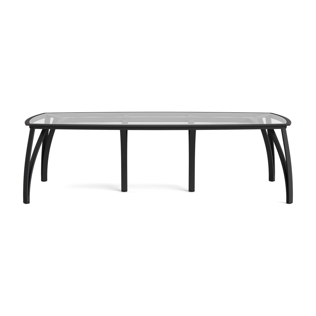 103" Rect. Glass-Top Dining Table