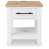 Signature Design by Ashley Ashbryn Rectangular End Table