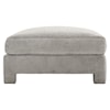 Bernhardt Plush Mily Fabric Cocktail Ottoman